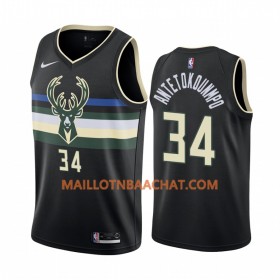 Maillot NBA Milwaukee Bucks Giannis Antetokounmpo 34 Nike 2019-20 Statement Edition Swingman - Homme